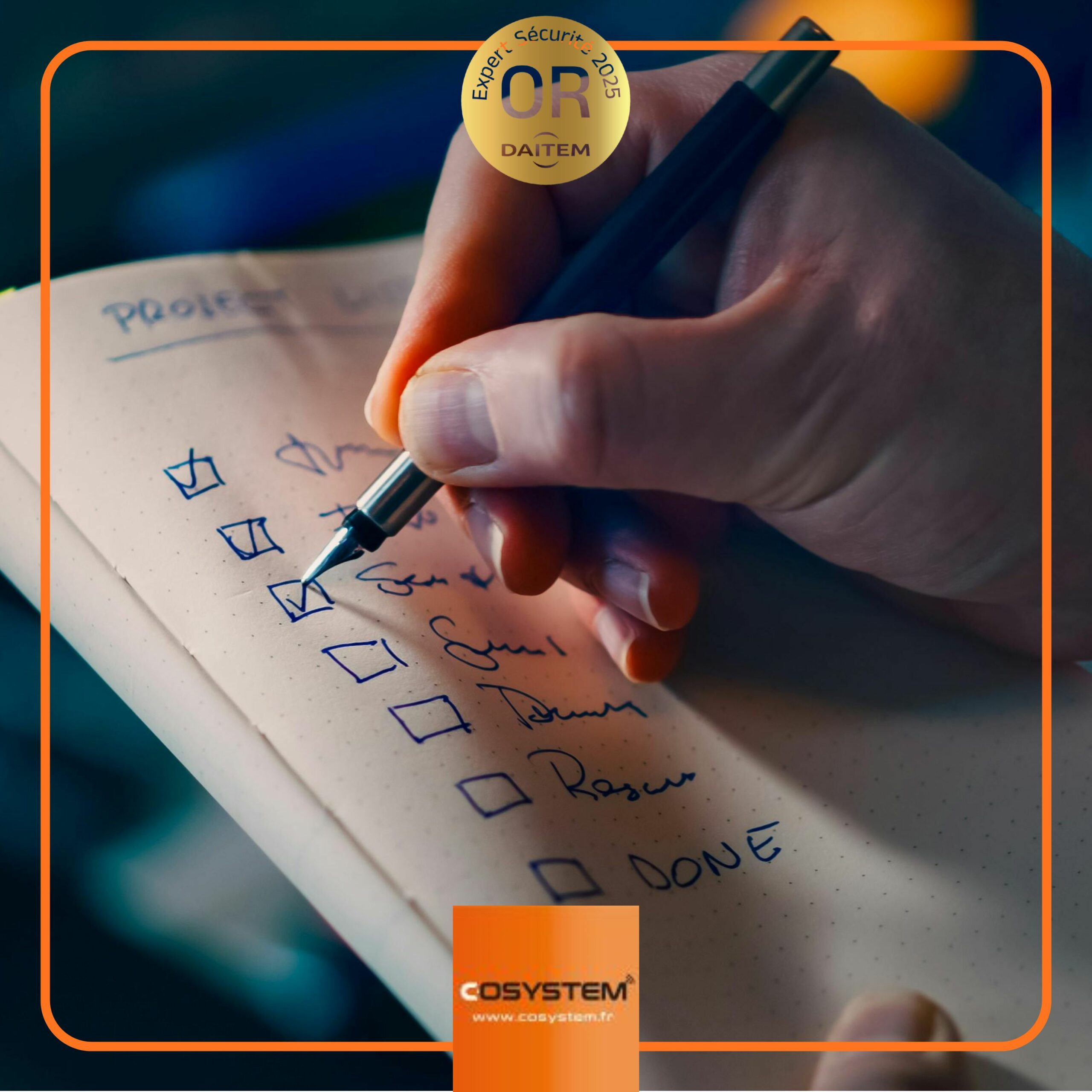 Checklist sécurité